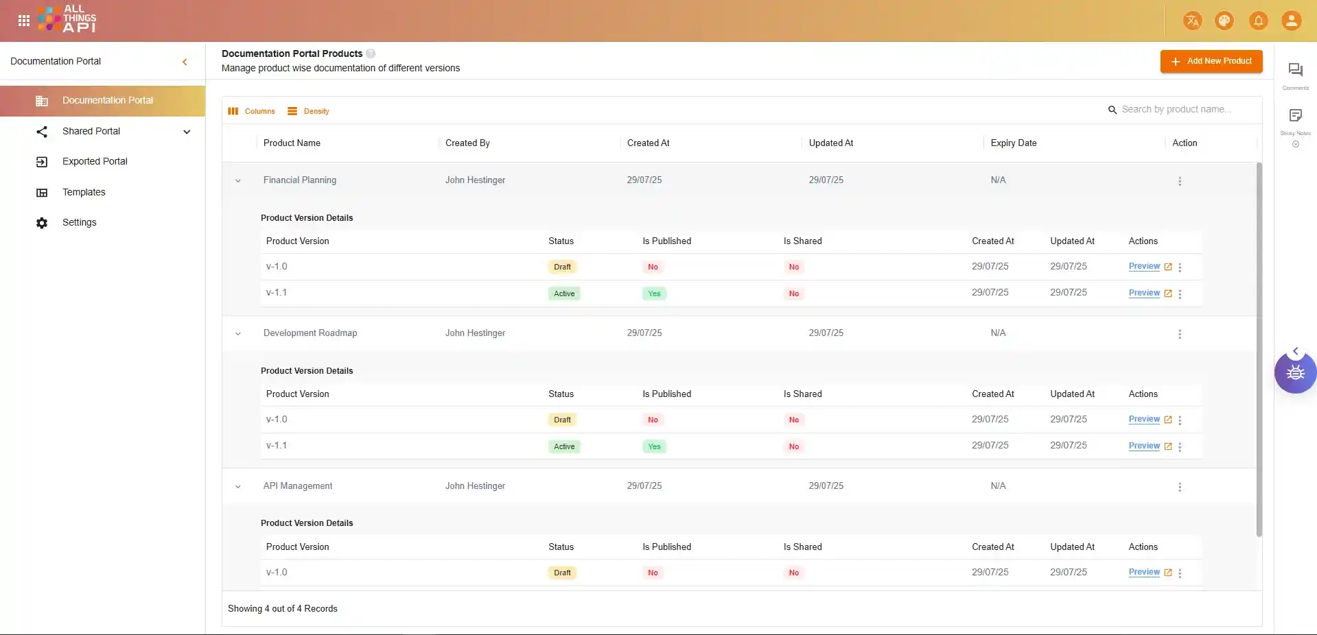 Documentation Portal — screenshot 1