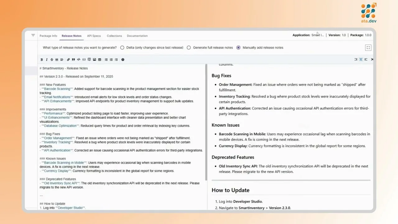 How to Manage Release Notes